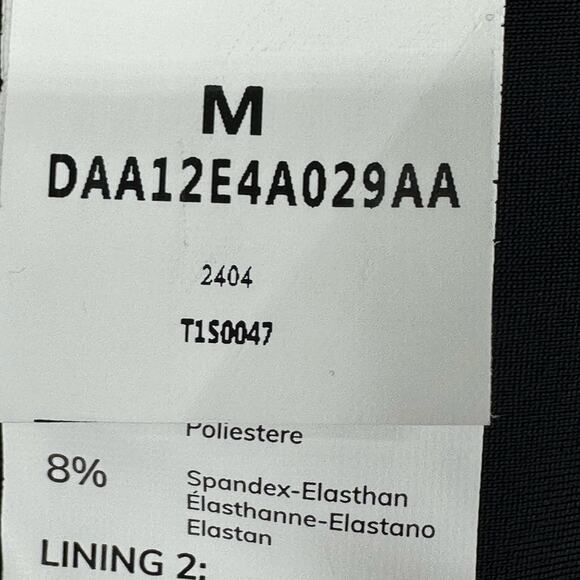 NEW Cupshe Black Plunge Ruffled One-Piece Swimsuit Sz Medium - Picture 8 of 8